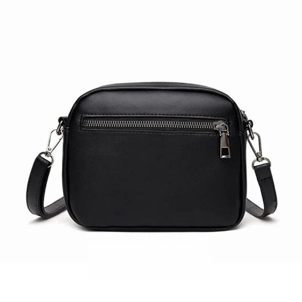 1Pc Women’s Pu Leather Embroidered Shoulder Bag - Mall Mega