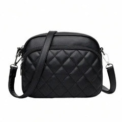 1Pc Women’s Pu Leather Embroidered Shoulder Bag - Mall Mega