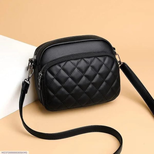 1Pc Women’s Pu Leather Embroidered Shoulder Bag - Mall Mega