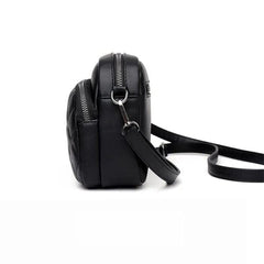 1Pc Women’s Pu Leather Embroidered Shoulder Bag - Mall Mega