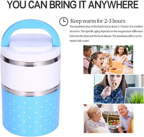 2 Layers Lunch Box 750ml - Mall Mega