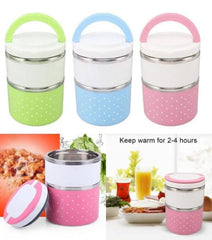 2 Layers Lunch Box 750ml - Mall Mega