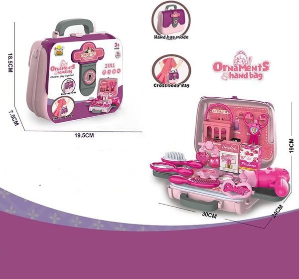 24 Pcs Girls Fashion Beauty Salon Toys - Mall Mega