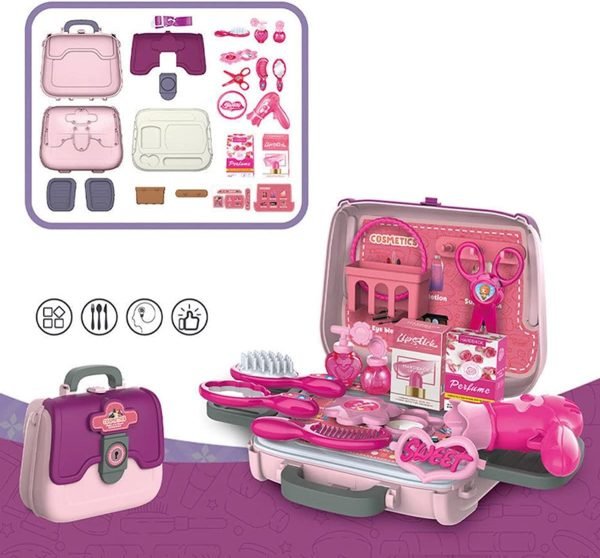 24 Pcs Girls Fashion Beauty Salon Toys - Mall Mega