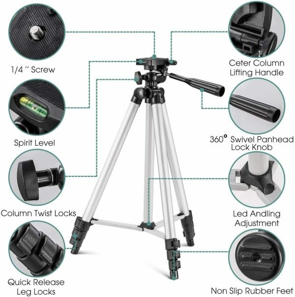 3.5 Feet Adjustable Tripod Stand - Mall Mega