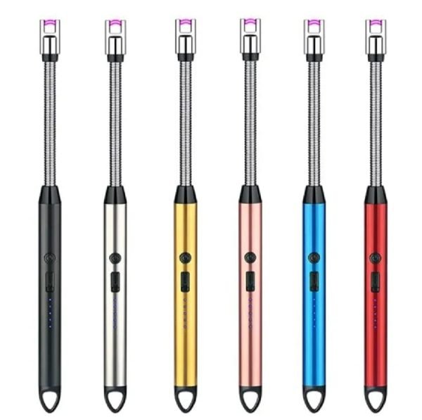 360° Outdoor Kitchen Lighter USB Rechargeable Plasma Arc Lighter - Mall Mega