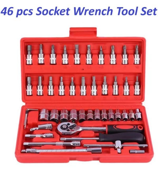 46 pcs Professional Socket Wrench Tool Set - Mall Mega