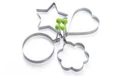 4pcs Stainless Steel Egg Ring Mold Set - Mall Mega