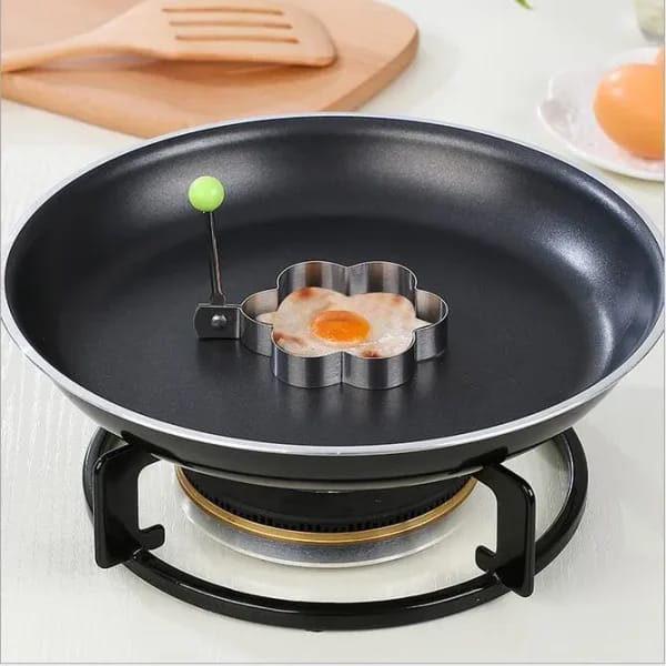 4pcs Stainless Steel Egg Ring Mold Set - Mall Mega
