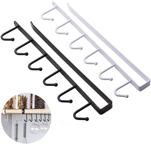 6 Hook Kitchen Hanging Organizer - Mall Mega