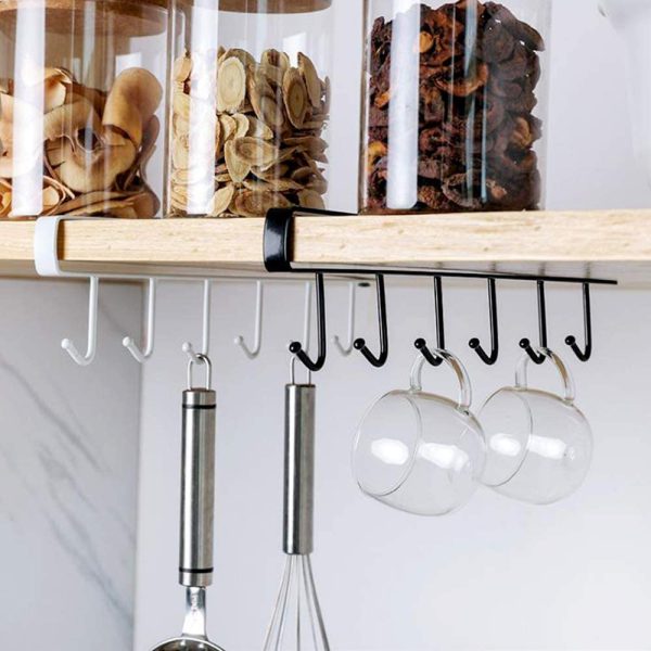 6 Hook Kitchen Hanging Organizer - Mall Mega