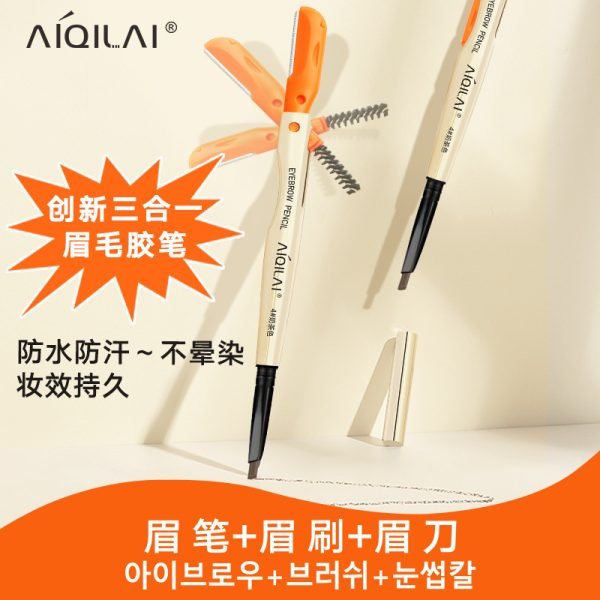 Aiqilai 3 In 1 Eyebrow Pencil - Mall Mega