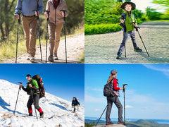 Anti - Shock Trekking Hiking Stick - Mall Mega