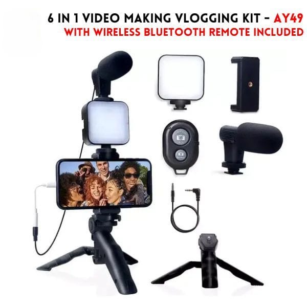 AY - 49 Vlogging Video Making Kit - Mall Mega