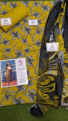 Binsaeed Bana Dora 3piece Unstitched Suit Summer Lawn Collection MM2 - Mall Mega