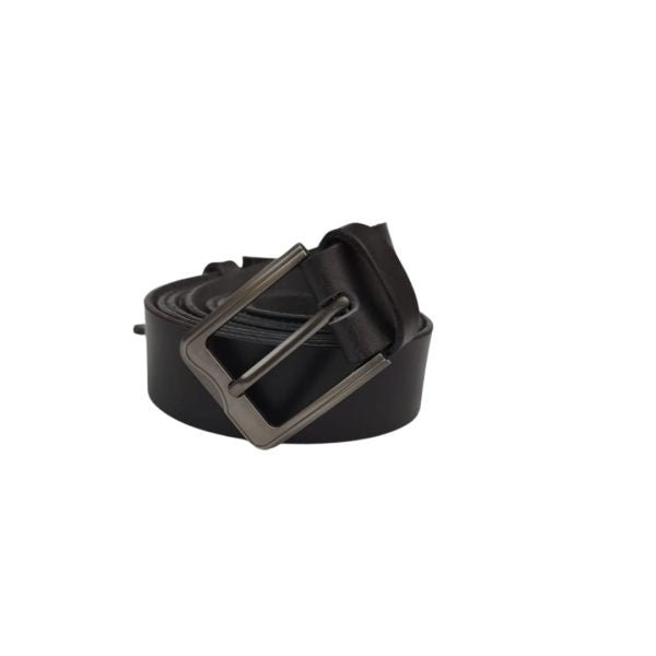 Buffalo Black Leather Belt for Men - Mall Mega