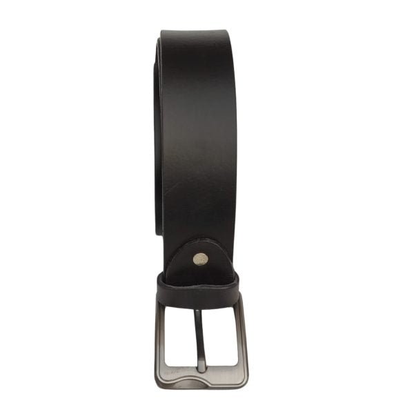 Buffalo Black Leather Belt for Men - Mall Mega