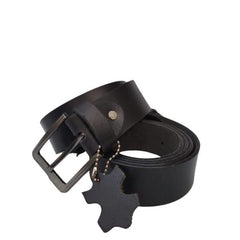 Buffalo Black Leather Belt for Men - Mall Mega