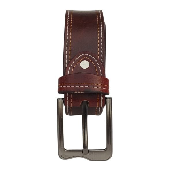 Buffalo Pull - up Mahroon Leather Belt for Men - Mall Mega