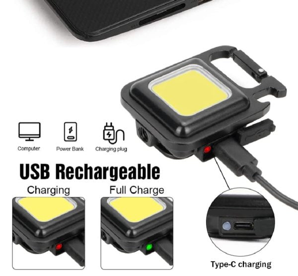 COB Small Flashlight Keychain - Mall Mega