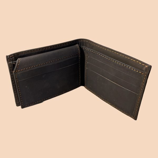 Cow Leather Plain Men Wallet - Mall Mega