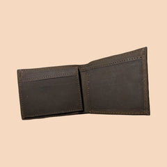 Cow Leather Plain Men Wallet - Mall Mega