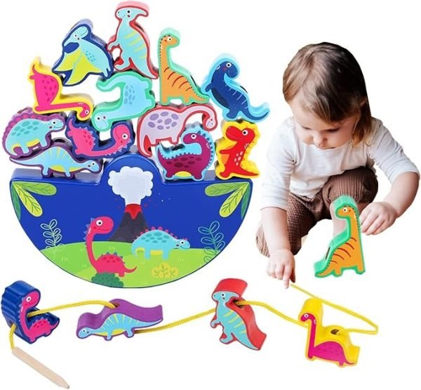 Dinosaur Toy From 3 Years Wooden Toy Stacking Game - Mall Mega