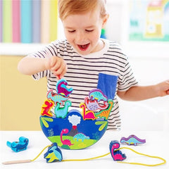 Dinosaur Toy From 3 Years Wooden Toy Stacking Game - Mall Mega