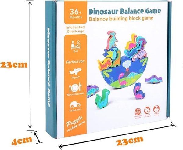 Dinosaur Toy From 3 Years Wooden Toy Stacking Game - Mall Mega