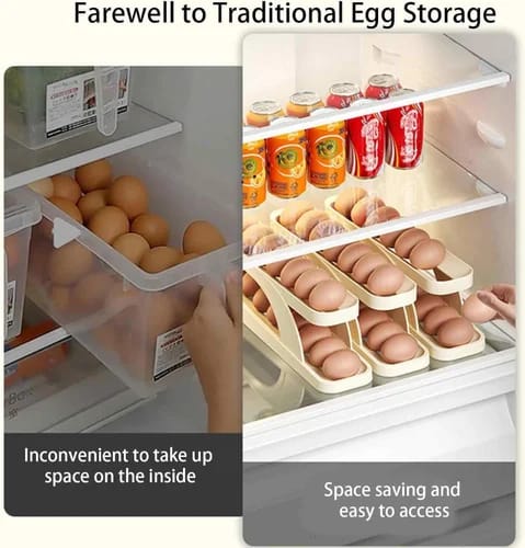 Double Layer Egg Storage Tray - Mall Mega