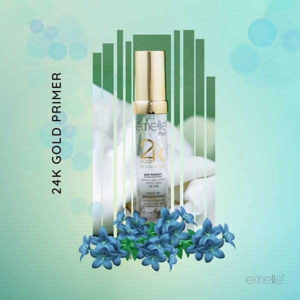 Emelie Paris 24k Gold Age Perfect Makeup+Skincare Primer - 30ml - Mall Mega