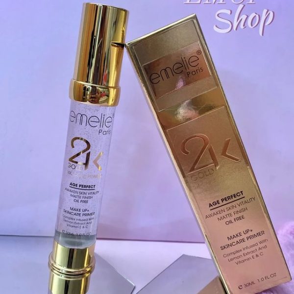 Emelie Paris 24k Gold Age Perfect Makeup+Skincare Primer - 30ml - Mall Mega