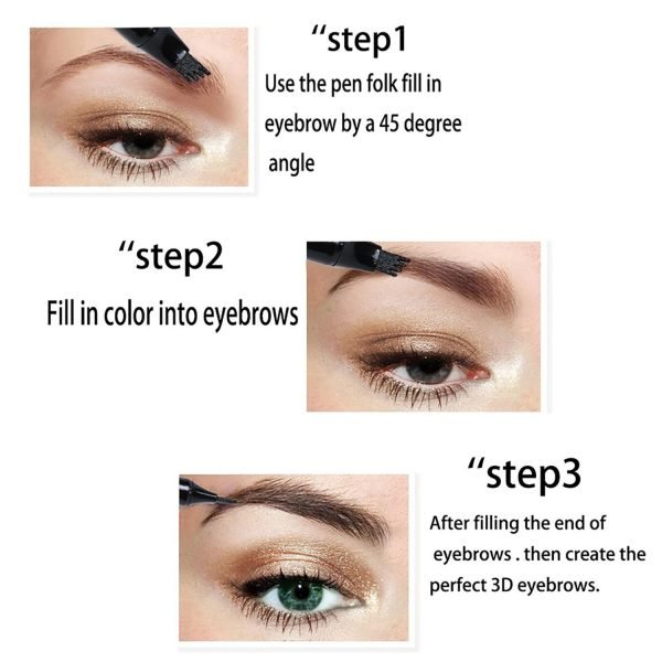 Eyebrow Pencil Tint Tip Brow Tattoo Pen Paint - Mall Mega