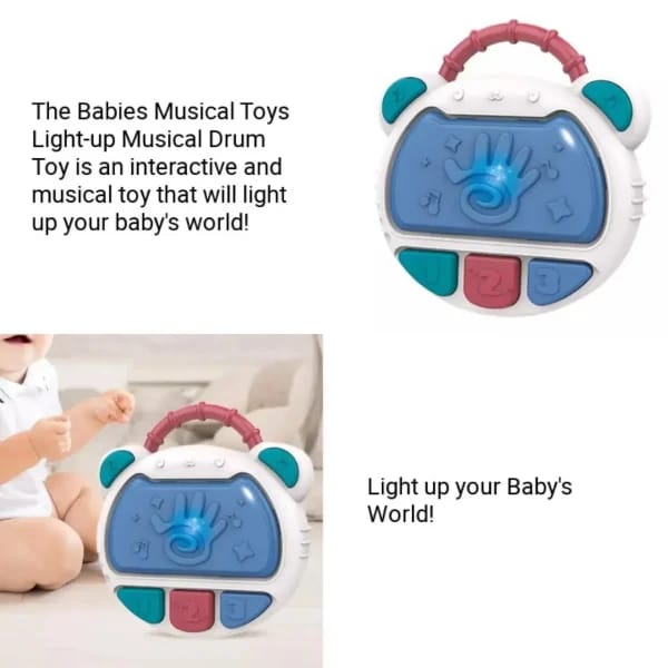 Flash Drum Toy For Kids - Mall Mega