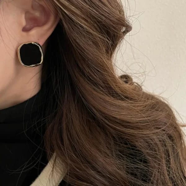 French Square Earrings - Mall Mega