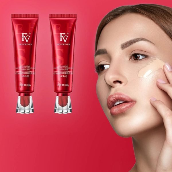 FV Foundation Waterproof With Medium Coverage Forever Liquid Makeup Foundation 30g - Mall Mega