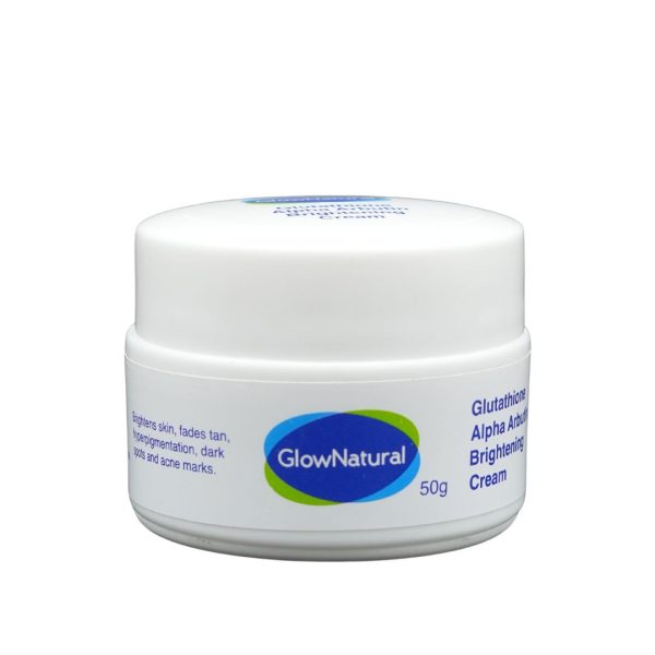 Glow Natural Glutathione And Alpha Arbutin Skin Brightening Cream 50g - Mall Mega