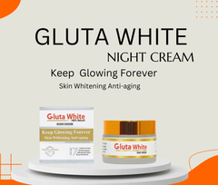 Gluta White Extreme Stronger Light Up And Anti - aging Day & Night Cream - 50g - Mall Mega