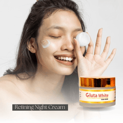 Gluta White Extreme Stronger Light Up And Anti - aging Day & Night Cream - 50g - Mall Mega