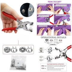 Hand Press Tich Button Fixer Machine - Mall Mega