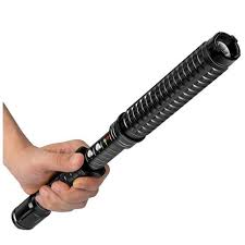 HY - X10 Telescopic Alluminium Shock Baton and CREE Torch - Mall Mega