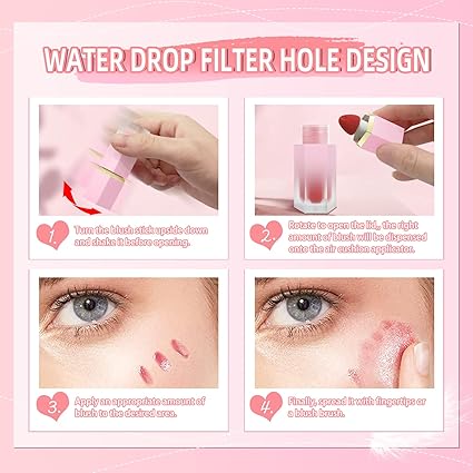 Matte Silky Texture Liquid Blush Natural Long Lasting Matte Cheek Liquid Blusher Makeup - Mall Mega