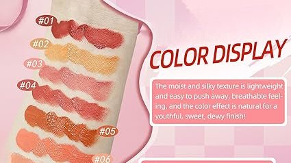 Matte Silky Texture Liquid Blush Natural Long Lasting Matte Cheek Liquid Blusher Makeup - Mall Mega