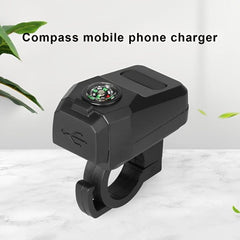 Motorcycle Usb Charger With Compass - Mall Mega