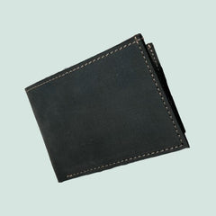 Neubic Cow Leather Plain Wallet Men Wallet - Mall Mega