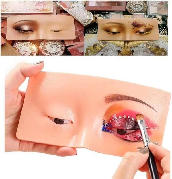 New Eye Makeup Practice Eyeshadow Mannequin – The Perfect Aid To Makeup Practice Face - Mall Mega