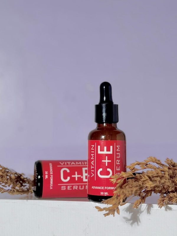 Nirvana Botanics Vitamin C + E Serum – 15ml | Anti Acne & Glowing Serum Vitamin C + E - Mall Mega