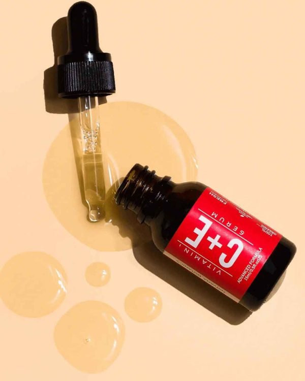 Nirvana Botanics Vitamin C + E Serum – 15ml | Anti Acne & Glowing Serum Vitamin C + E - Mall Mega