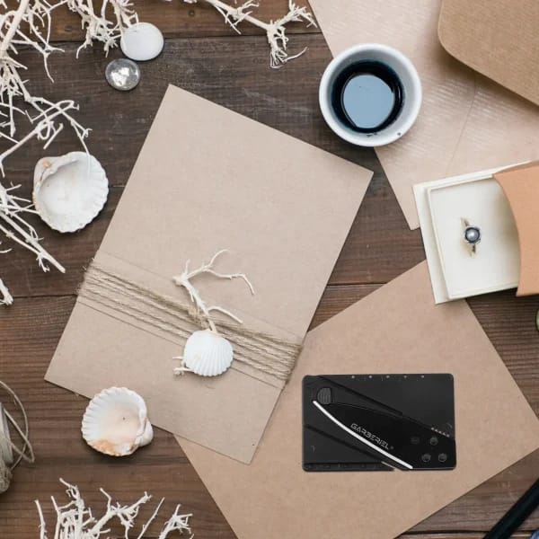 Pack of 2 Cardsharp Folding Credit Card Knife - Mall Mega