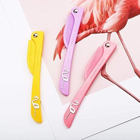 Pack Of 3 - Feather Flamingo Facial Razor For Face - Mall Mega